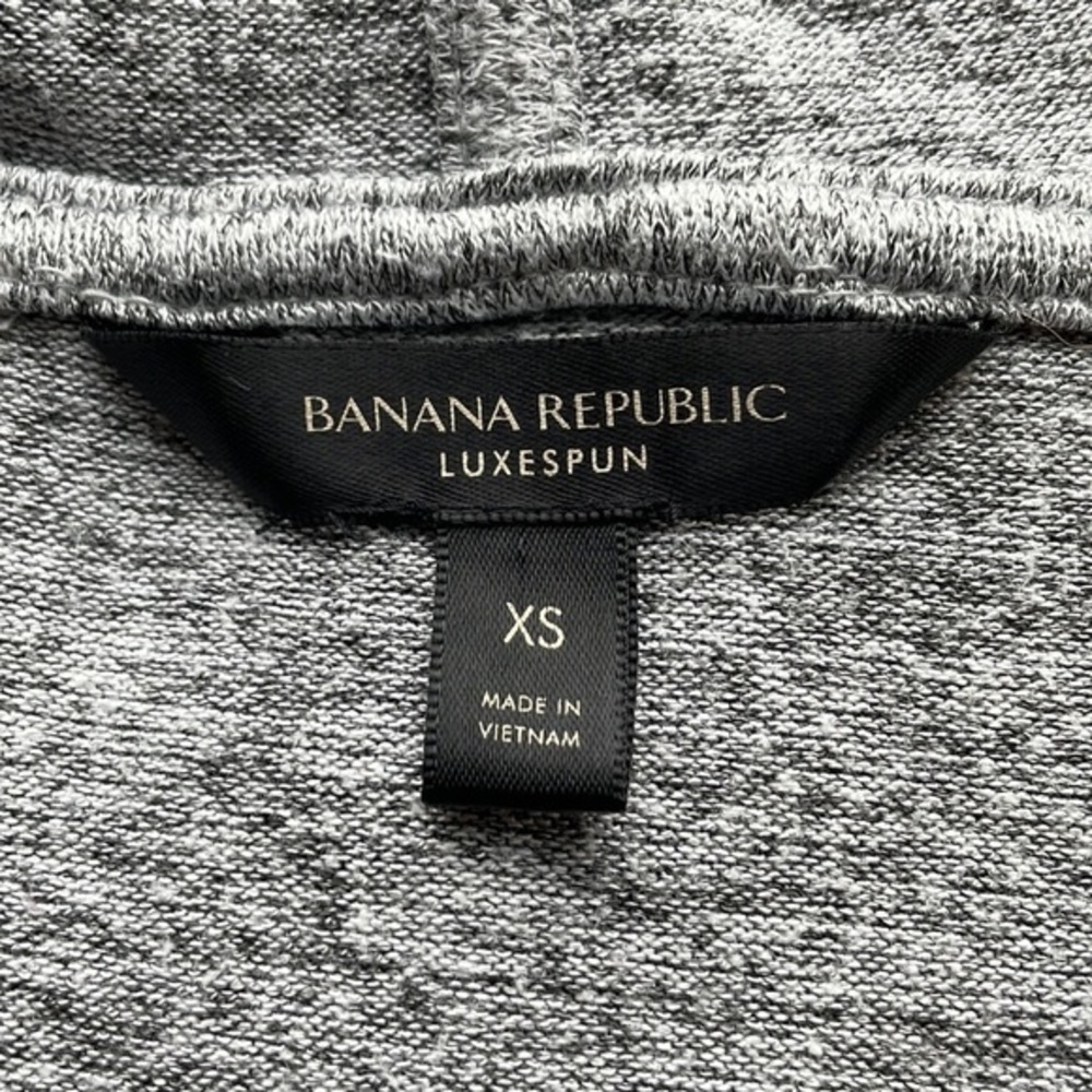 BANANA REPUBLIC | Women’s Gray BANANA REPUBLIC Hooded Long Sleeve Shirt Size XS - Picture 3 of 8